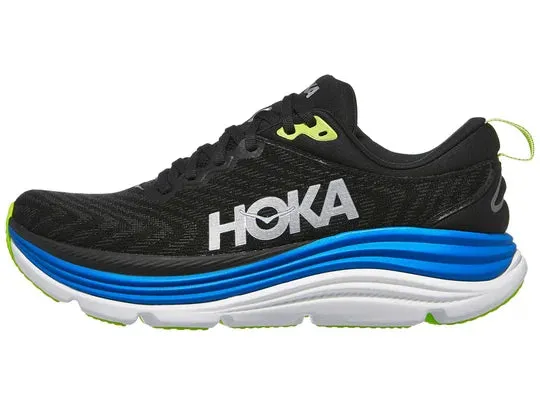 Contoured Arch Hug Hoka | Gaviota 5 | Men's | Black/Electric Cobalt