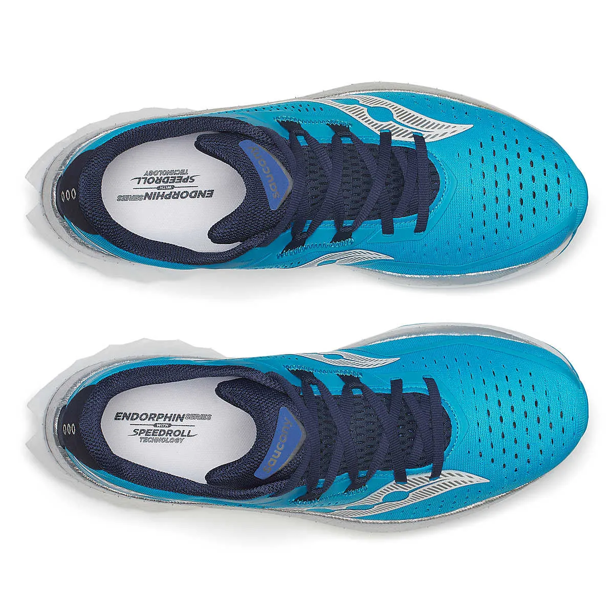 Saucony Men's Endorphin Speed 4 (Viziblue / Navy) running in a volcanic area shoes breathable experience