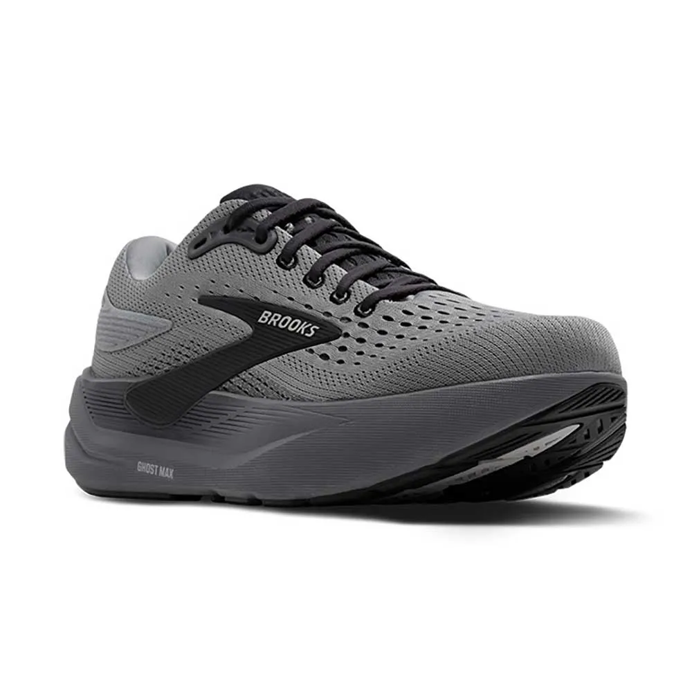 Men's Ghost Max 3 Running Shoe - Primer Grey/Ebony - Wide (2E) Park Run running in wet conditions shoes