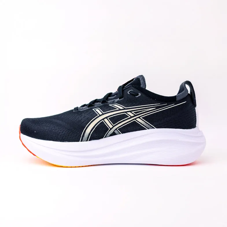 carbon - fiber - plate shoes Biomechanical Engineering Asics Gel Nimbus 27 (WIDE) - Mens