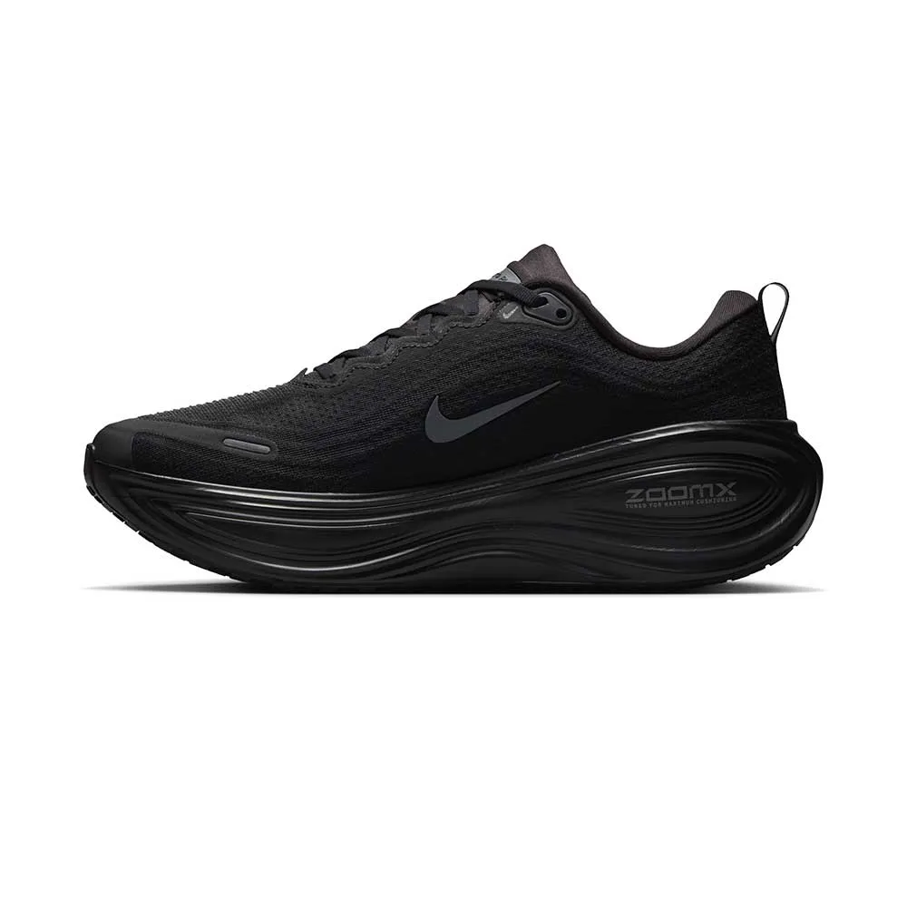outdoor durability Trail Walk Men's Nike  Vomero Plus Running Shoe - Black/Dark Smoke Grey/Metallic Dark Grey - Regular (D)