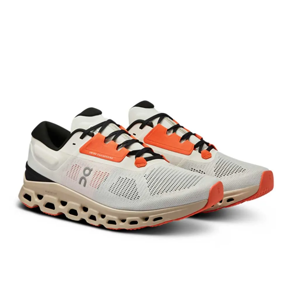 Men's Cloudstratus 3 Running Shoe - Undyed-White/Sand - Regular (D) winter running shoe atmosphere