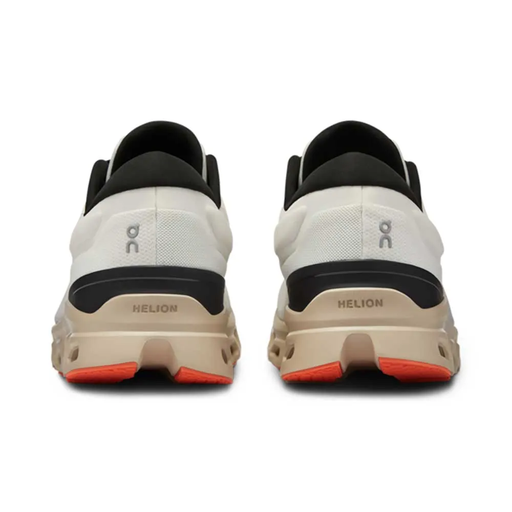 High arch support stability features Men's Cloudstratus 3 Running Shoe - Undyed-White/Sand - Regular (D)