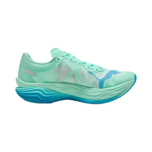tempo running shoe potential antimicrobial upper shoes Men's Deviate Nitro Elite 3 Running Shoe - Mint Melt/Speed Blue - Regular (D)
