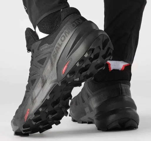 rocky mountain sneakers Durable TPU Overlays Salomon Speedcross 6 2E Wide Mens