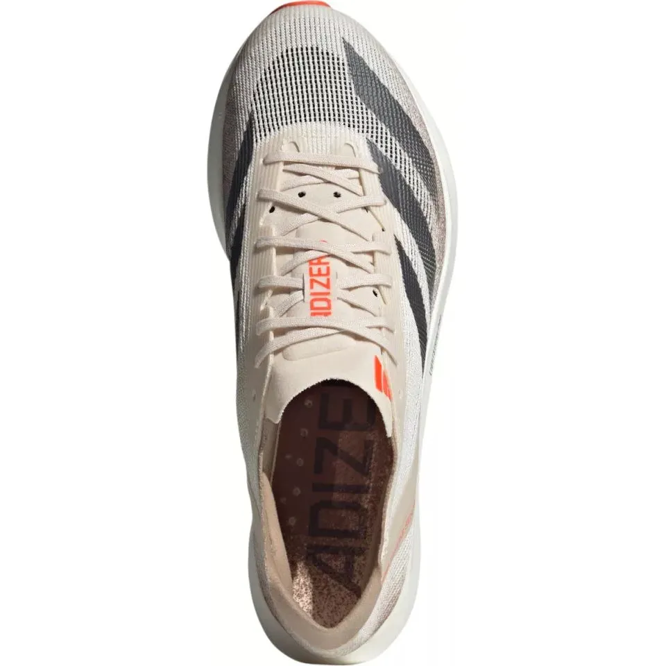 Tread Pattern safety equipment Men's Adizero Takumi Sen 10 Running Shoes Beige / Grey Strata / Halo Ivory