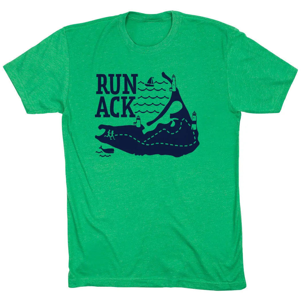Running Short Sleeve T-Shirt - Run ACK MoistureWickingFabric