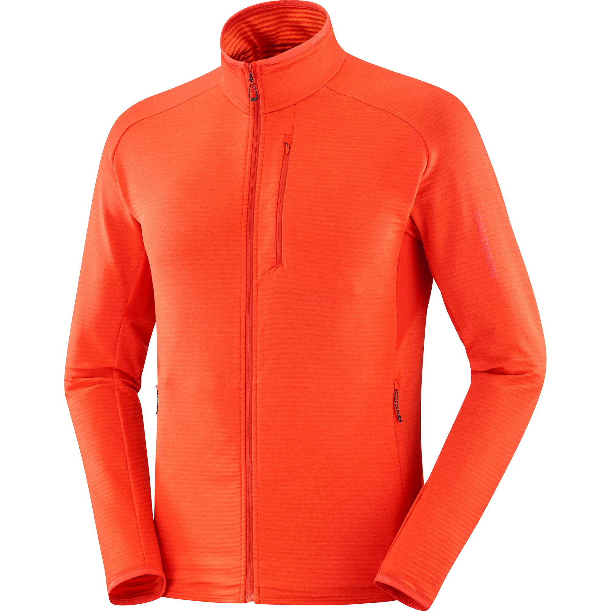 Men's Essential Lightwarm Full-Zip (Cherry Tomato) Design Glow 4Way Stretch