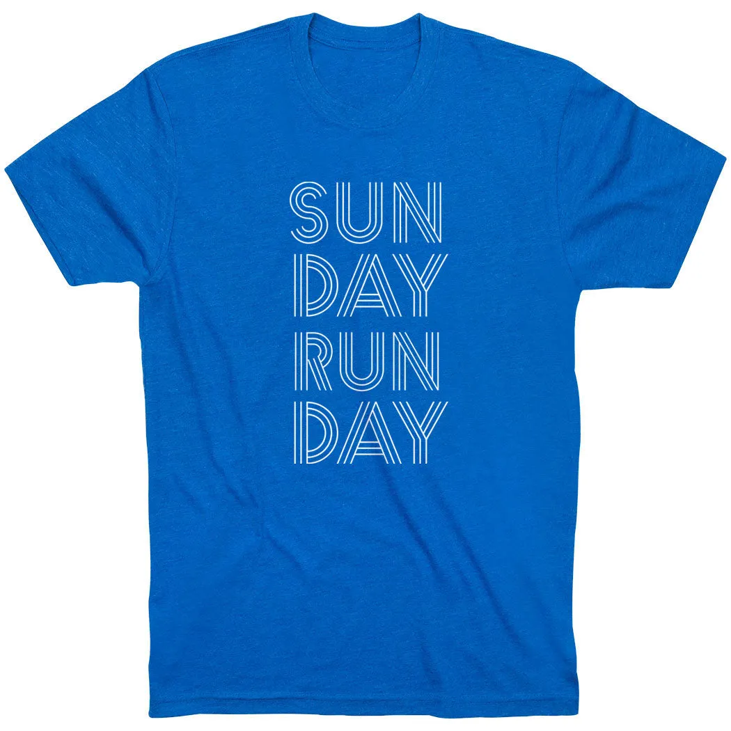 Cool Vibes Running Short Sleeve T-Shirt - Sunday Runday (Stacked)
