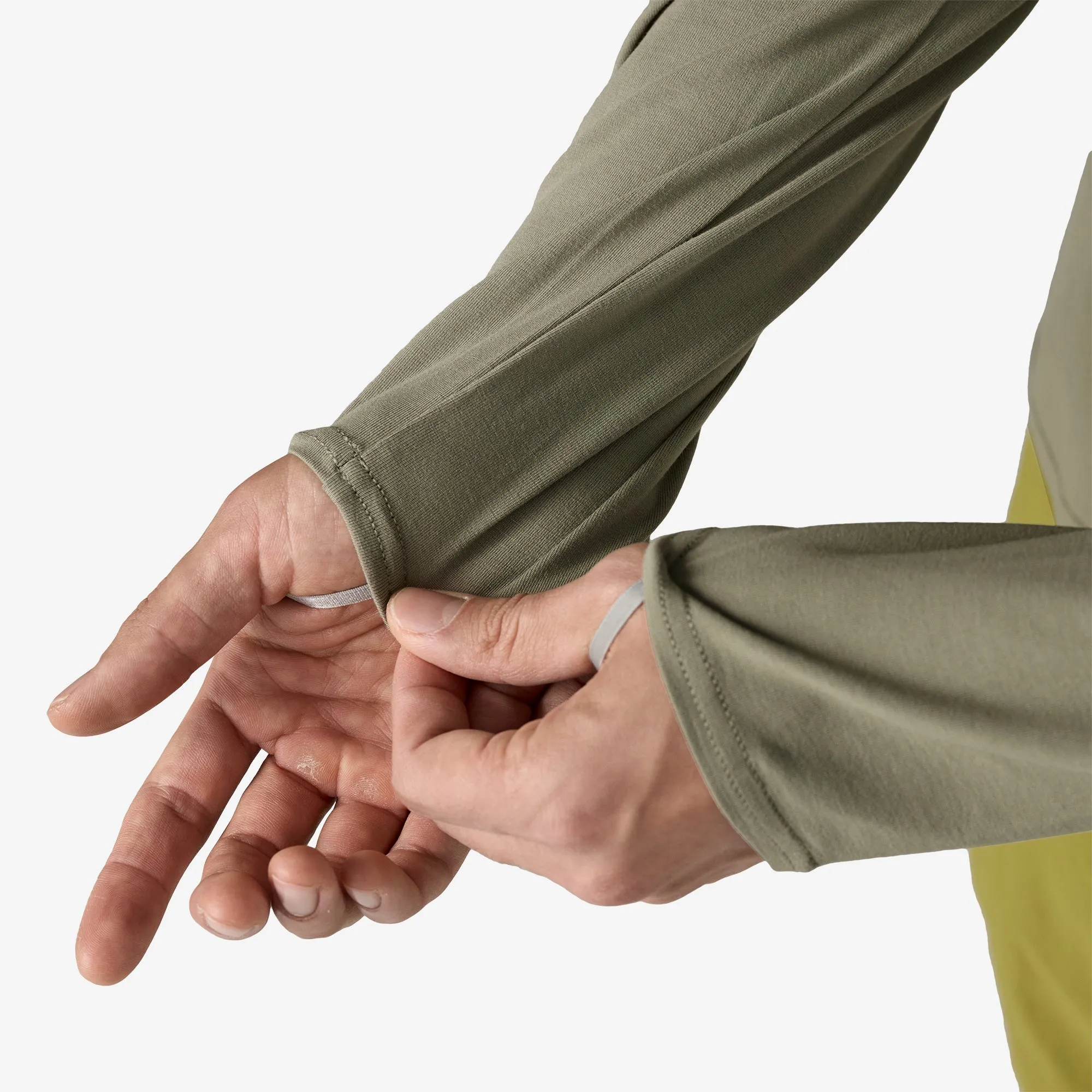 simple design NonSlip Grips Men's Tropic Comfort Natural Sun Crewneck