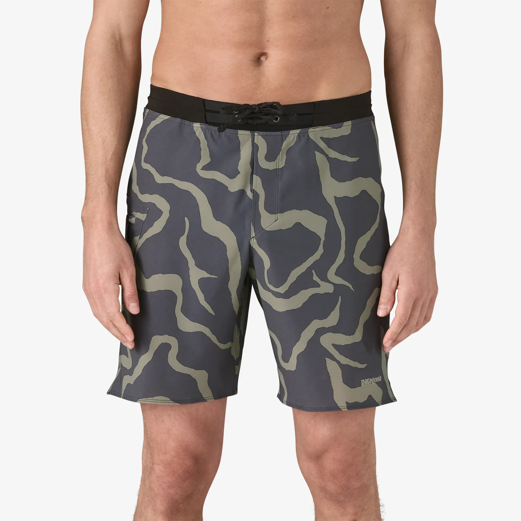 Men's Hydrolock Stitched Boardshorts - 18" tropical style
