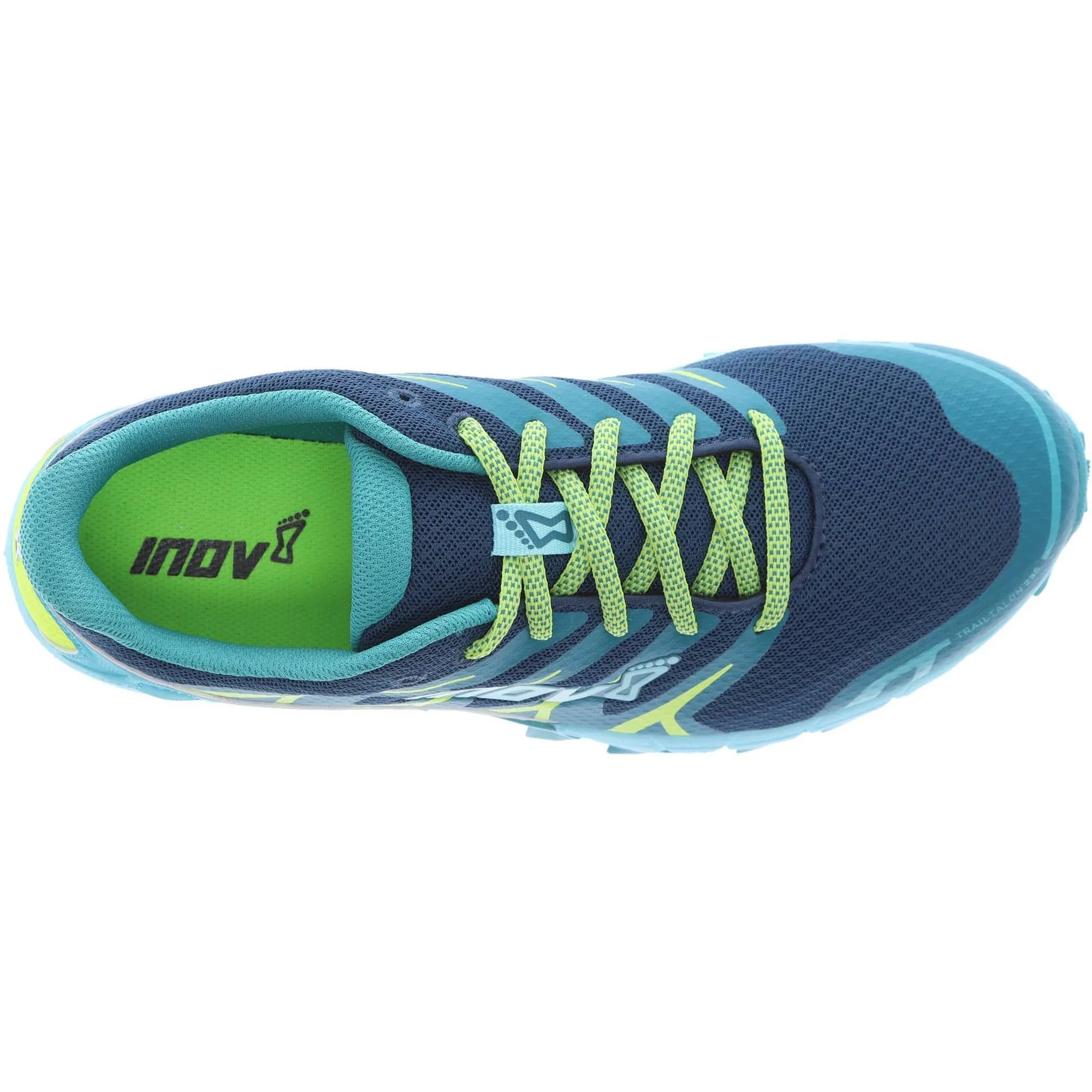 Adjustable Heel Cup Inov8 TrailTalon 235 Womens Trail Running Shoes - Blue