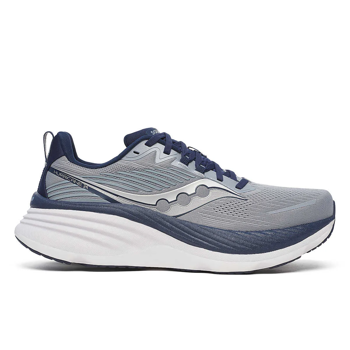 Seamless construction Saucony | Hurricane 24 | Men's | Flint/Navy