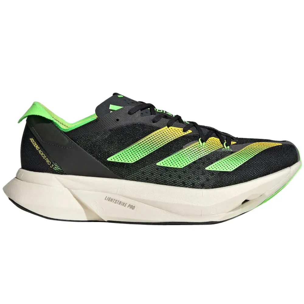 Unisex Adidas Adizero Adios Pro 3 running in a playground shoes