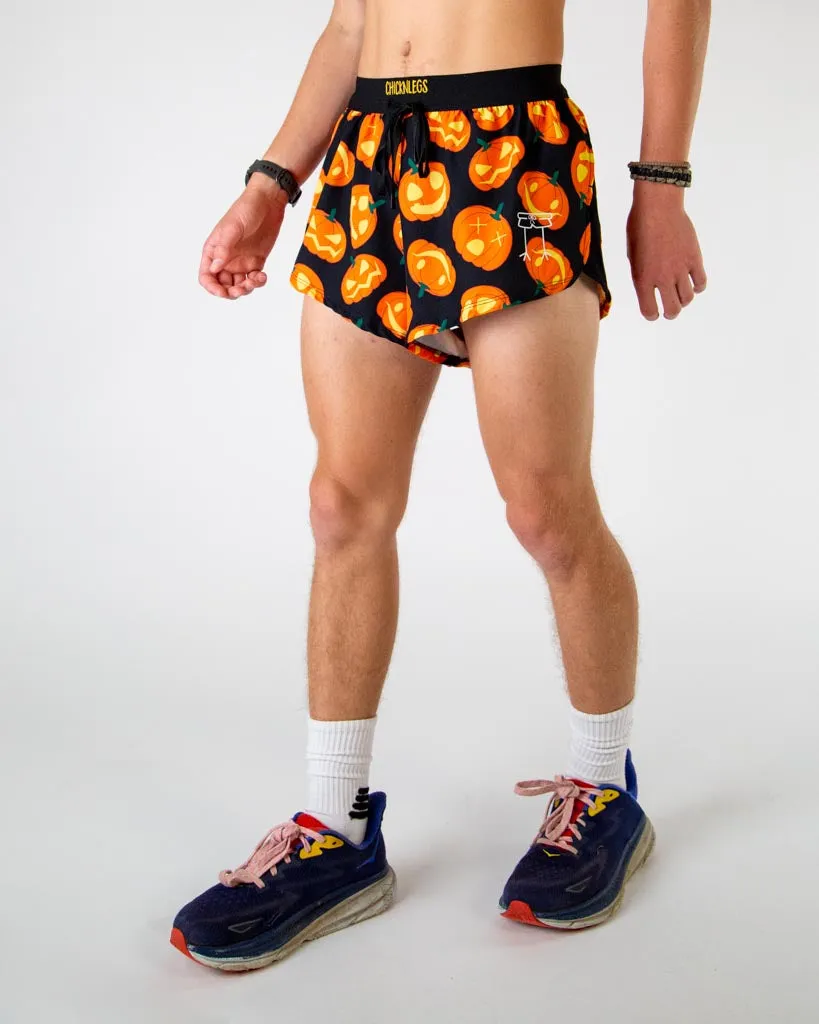 Mid Rise Men's Pumpkins 2" DS Split Shorts