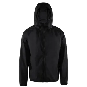 Men's Ultralight DWR Wind Jacket Black DurableShell Rain Friendly