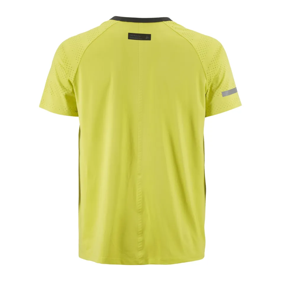Craft Men's Pro Hypervent Tee 2 in Pear SS25 Comfort Stretch