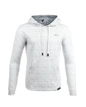 skiing suitable Speckled White Golf Hoodie