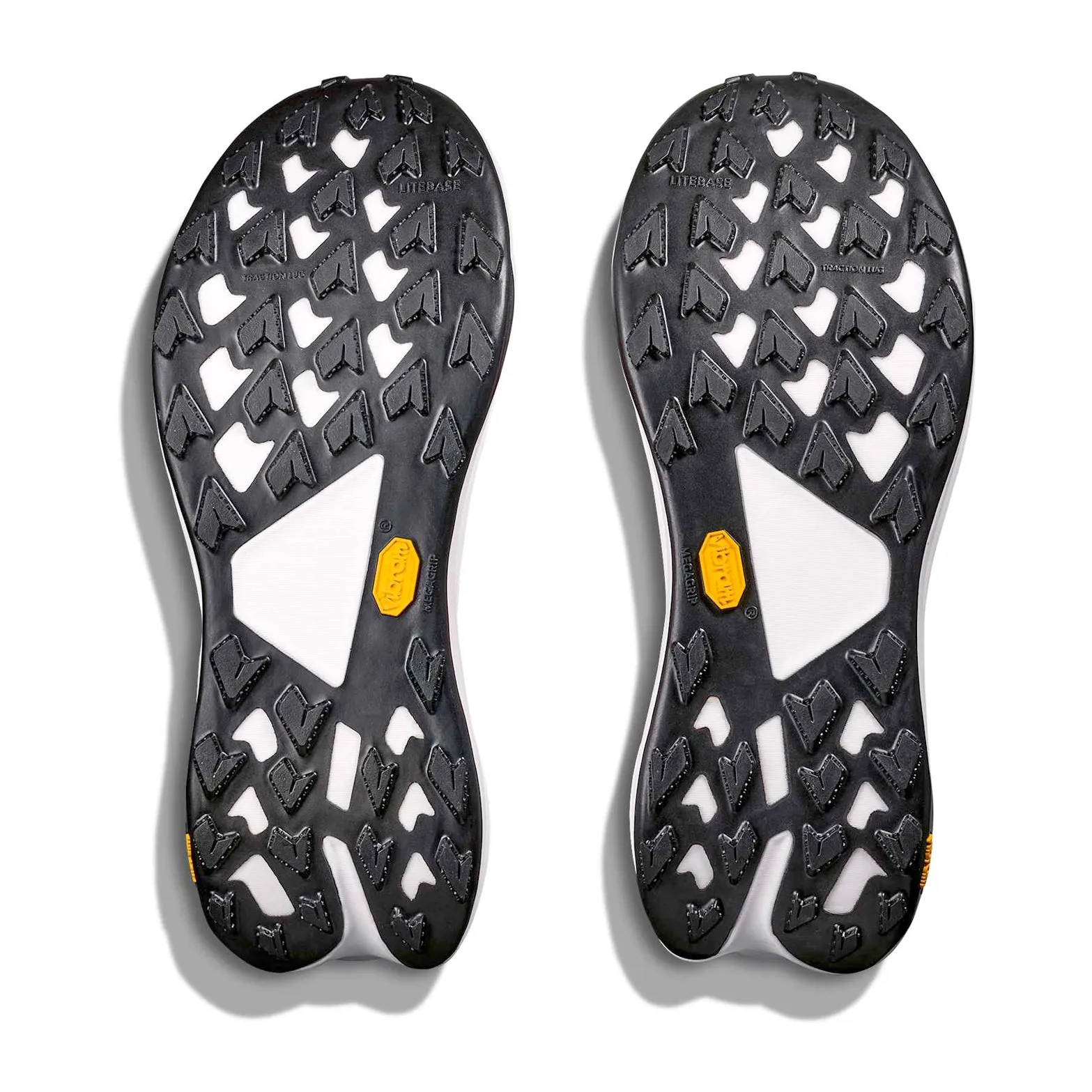 wide width trail shoes Men's Tecton X 3 Trail Running Shoes Neon Hoka Citrus / Black