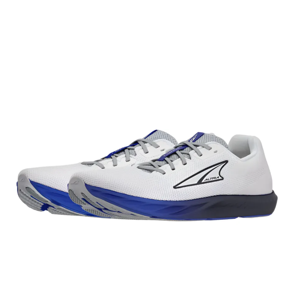 Altra Men's Escalante 4 Running Shoes in White/Blue AW25 Water Resistant youth running footgear