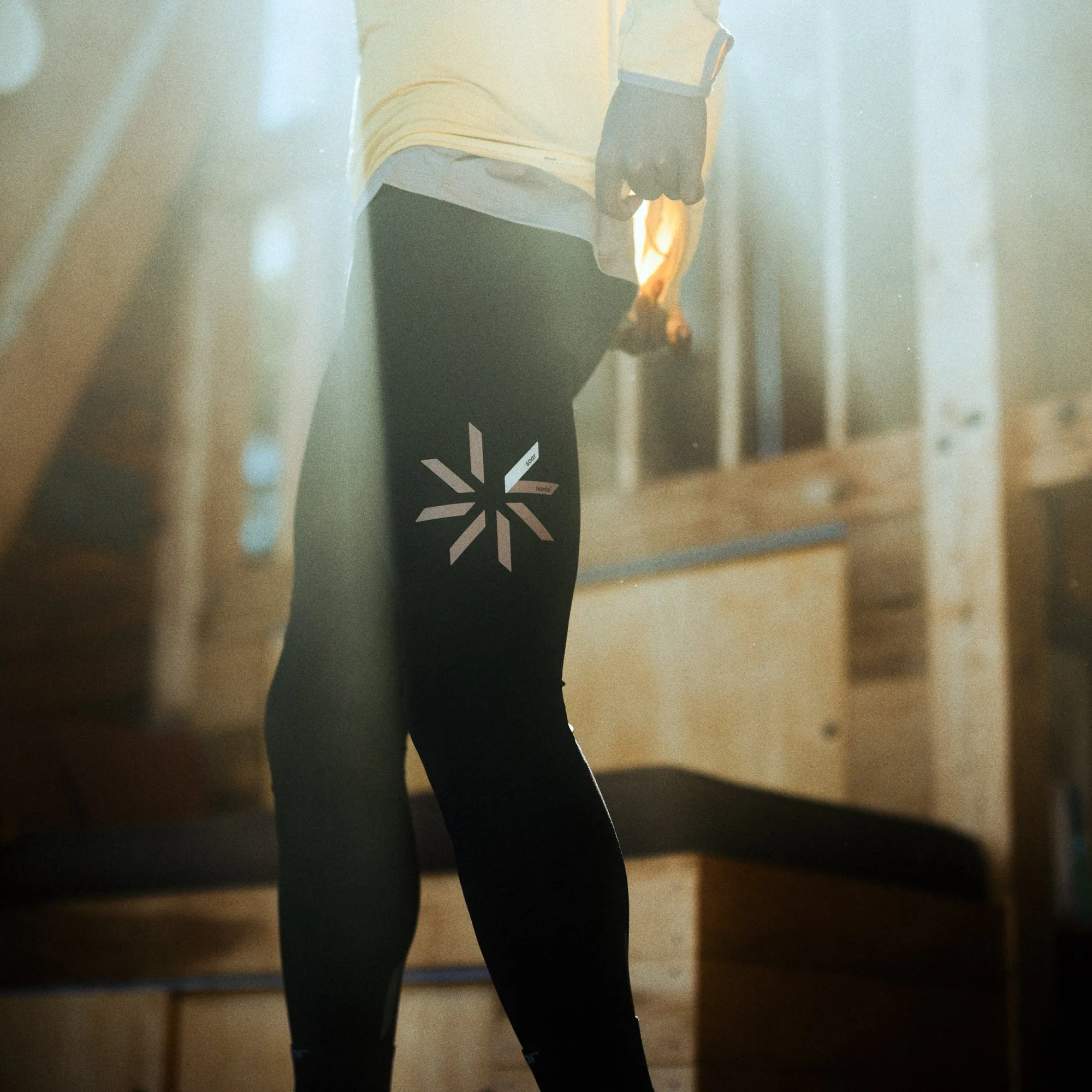 Active Mood Norda x Soar Men's Cargo Tights Black / Deep Taupe