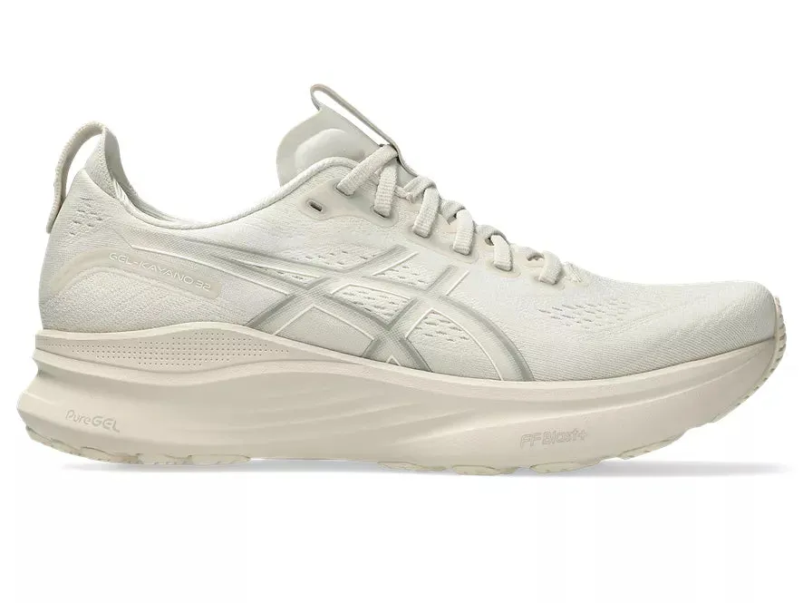 Asics | Gel-Kayano 32 | Men's | Oatmeal/Meteor Grey competitive running shoe function