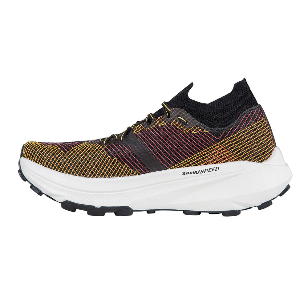 Men's Prodigio Pro Trail Running Shoes Black / Yellow Quick Release Harness