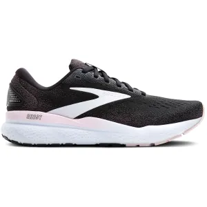 performance enhancing Rolling Motion Tech Brooks Women's Ghost 16 Running Shoes Black / White / Orchid Ice