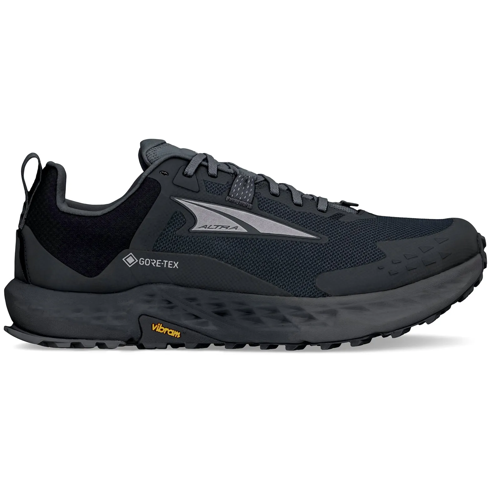 Men's Timp 5 GORE-TEX Trail Running Shoes Black / Black Pressure Dispersing Nodes