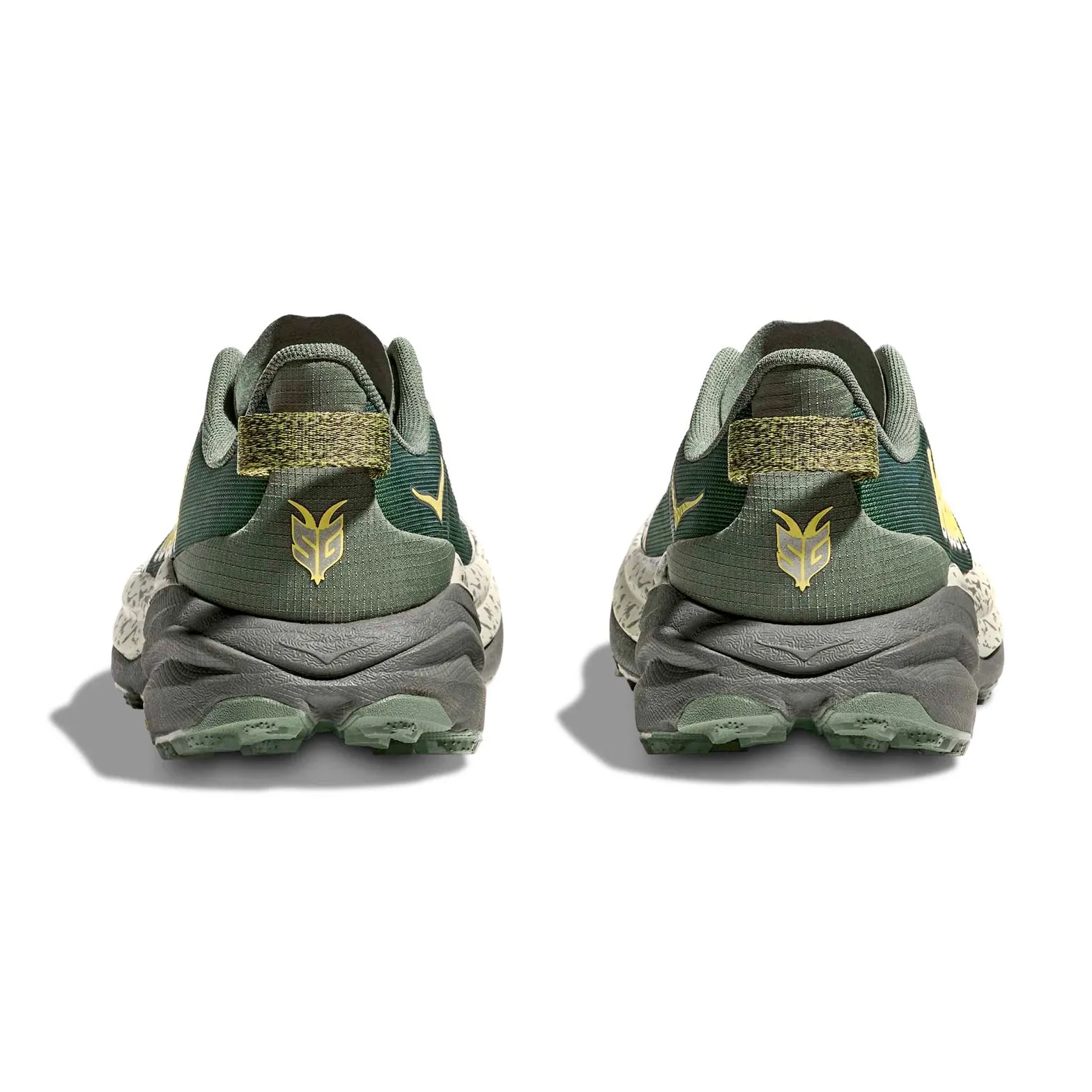 Torsional Rigidity Chassis stability control sneakers Men's Speedgoat 6 Wide Fit Trail Running Shoes Fern / Asphalt