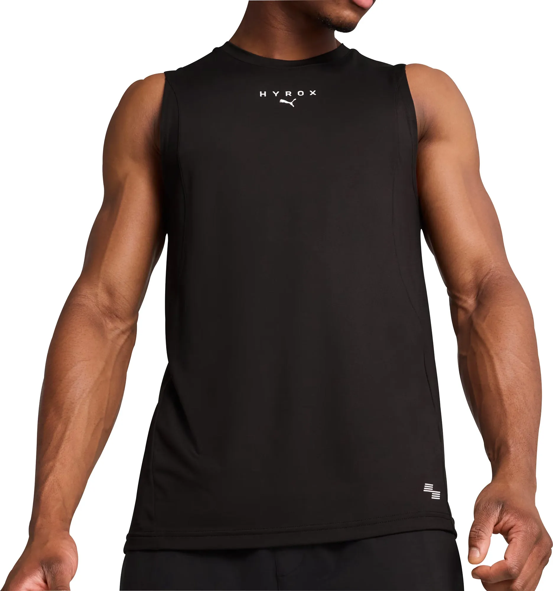 pollution - prevention function Puma X HYROX Cloudspun Mens Training Vest - Black