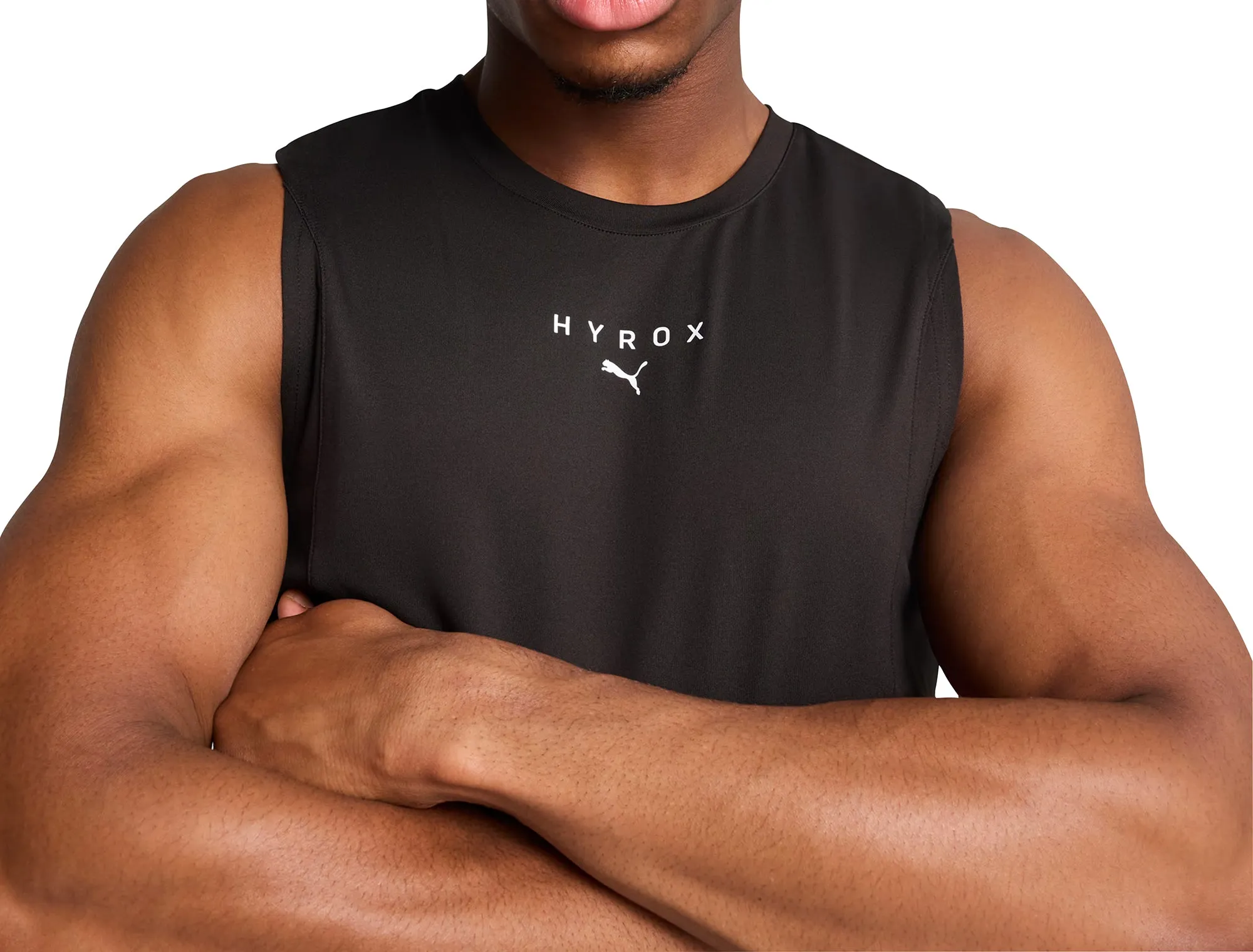 Puma X HYROX Cloudspun Mens Training Vest - Black Active Style