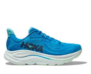 Flexible Midsole Design flat - footed shoes Men's Clifton 10 WIDE (HSK - Hoka Blue/Skyward Blue)
