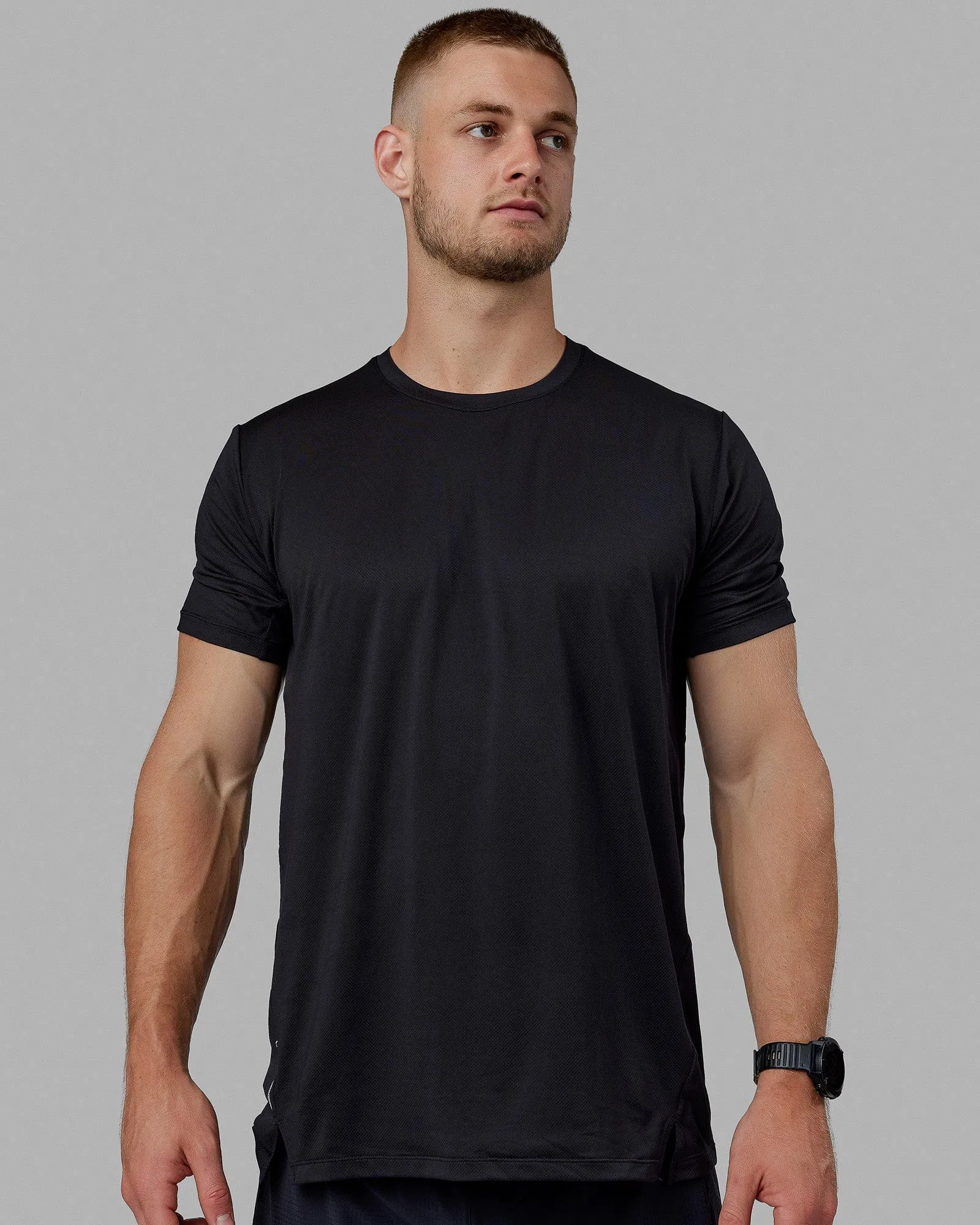 Relax Trend Pace Running Tee - Black