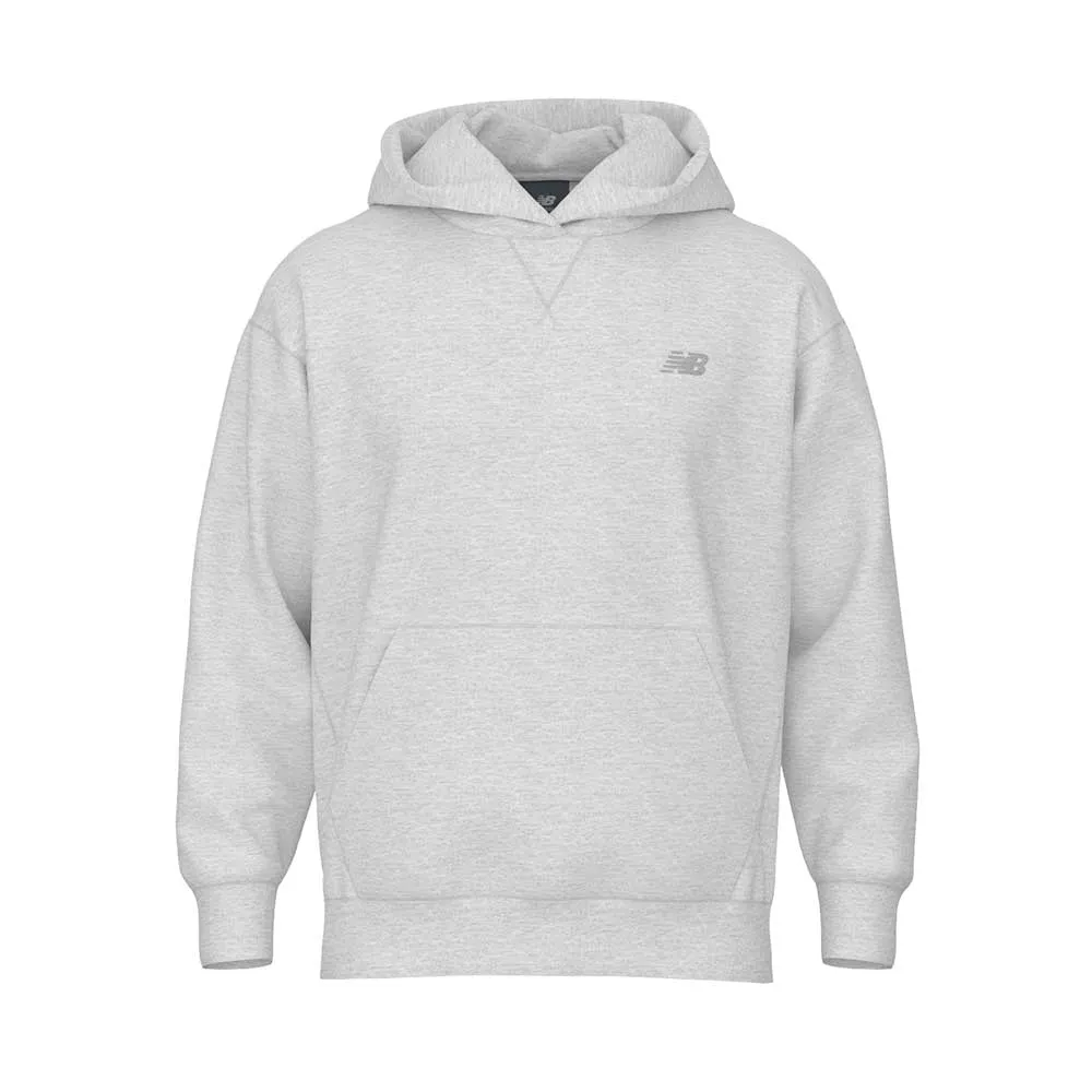Men's Athletics French Terry Hoodie - Ash Grey Relaxed Essentials