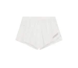 Men's Split Shorts | White Flexible Material Light Flex Wear