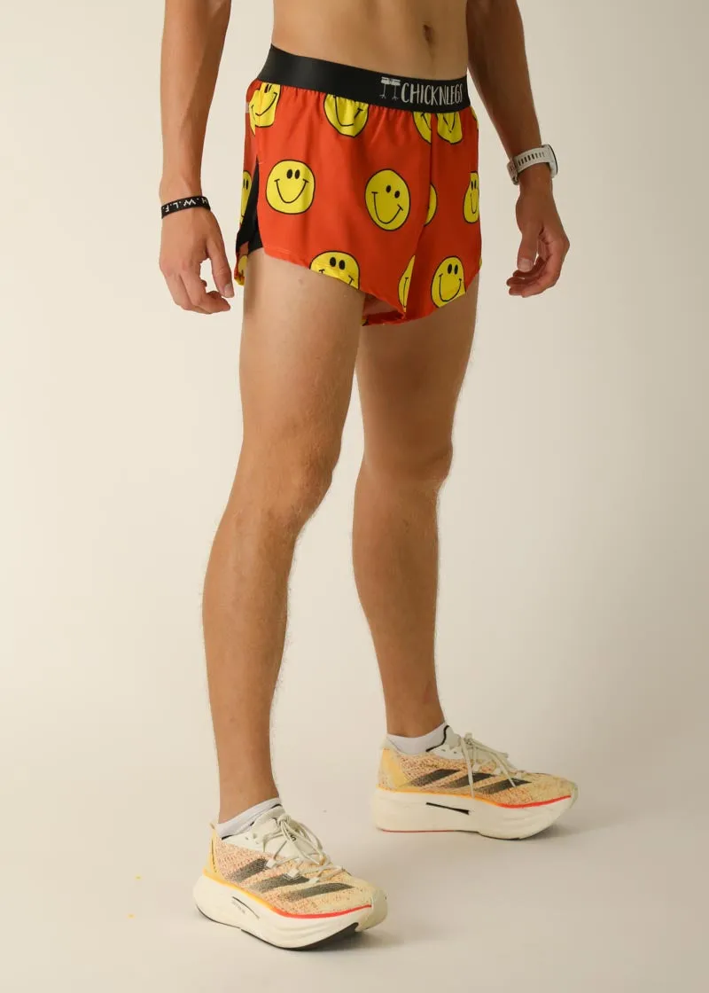 Easy Motion Go Soft Men's Smiley 2" Split Shorts