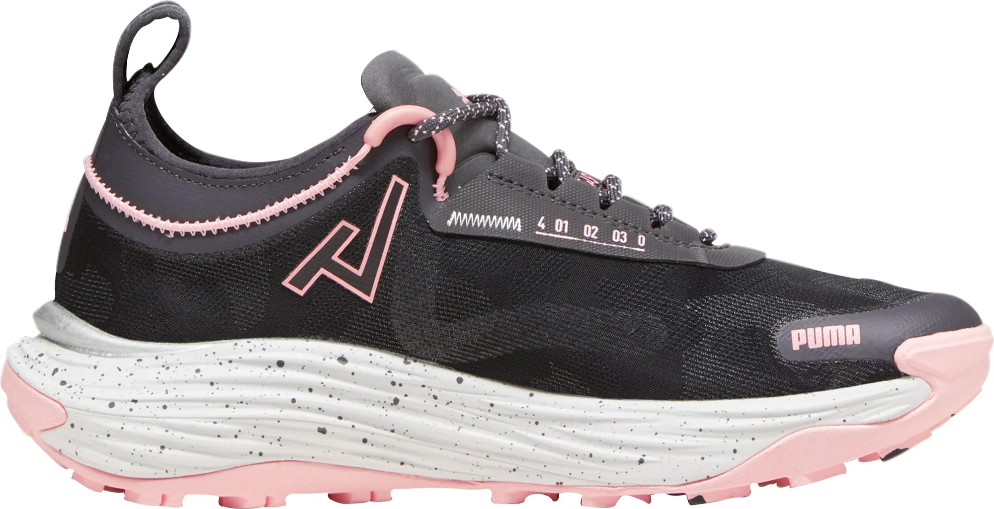 Dynamic Arch Support Adaptive Flex Grooves Puma Voyage Nitro 3 Womens Trail Running Shoes - Grey