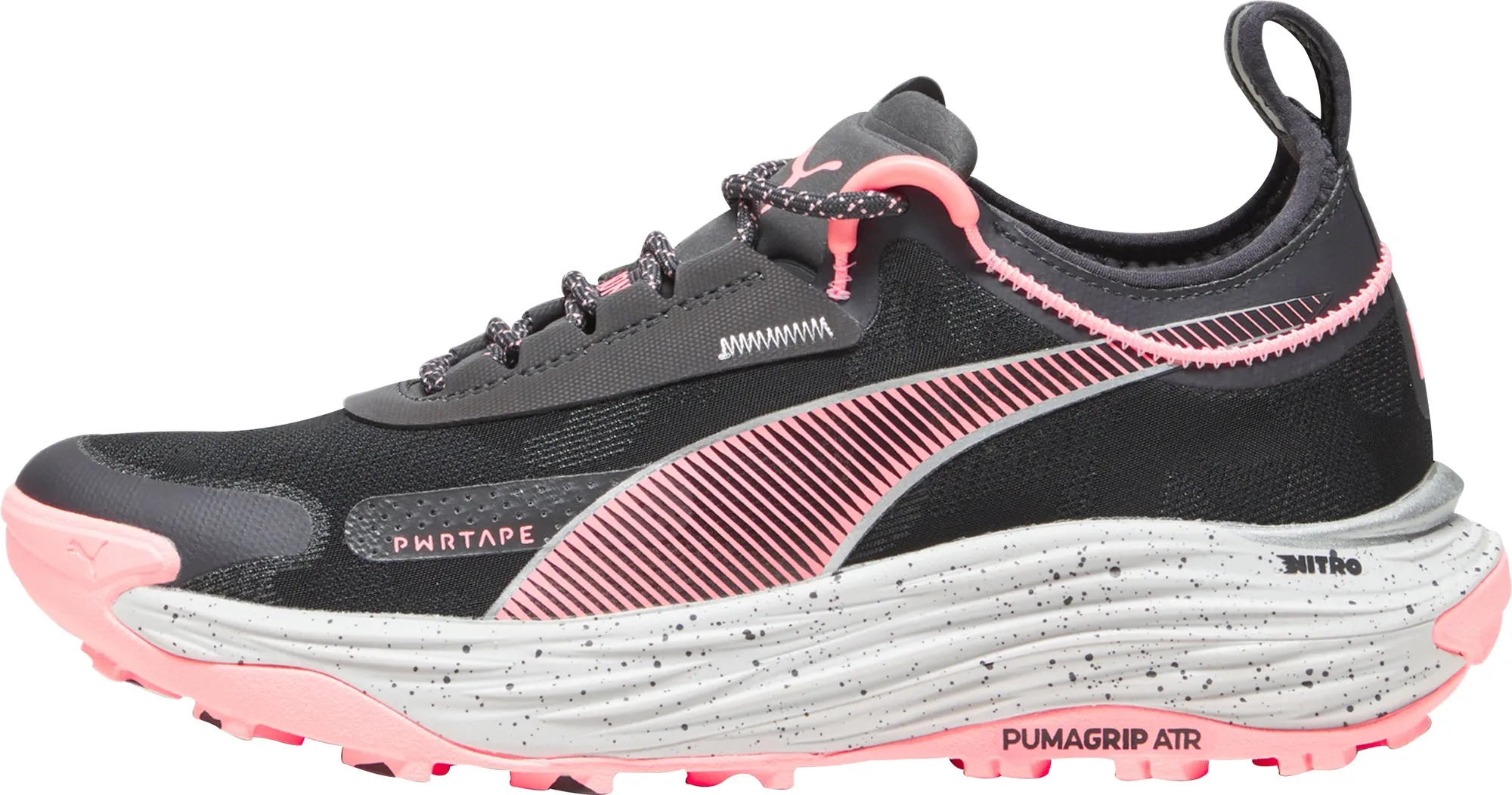 Puma Voyage Nitro 3 Womens Trail Running Shoes - Grey Responsive Energy Return Reinforced Lacing
