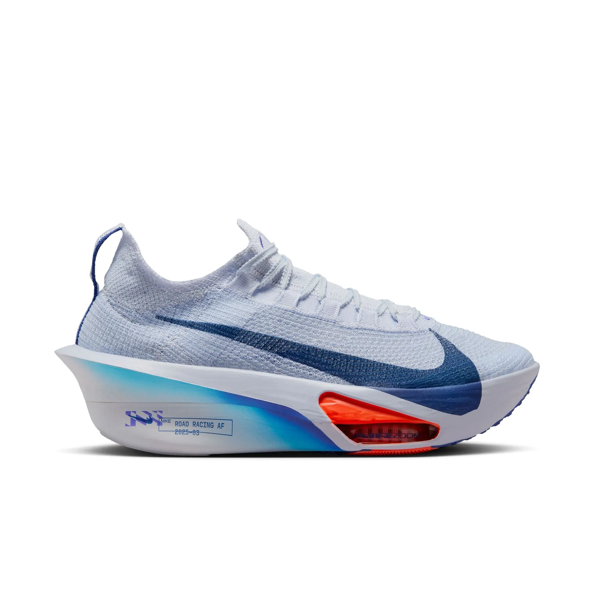 Men's Alphafly 3 (001 - Football Grey/Blue Void-Ghost) Easy - entry Blown Rubber Padding