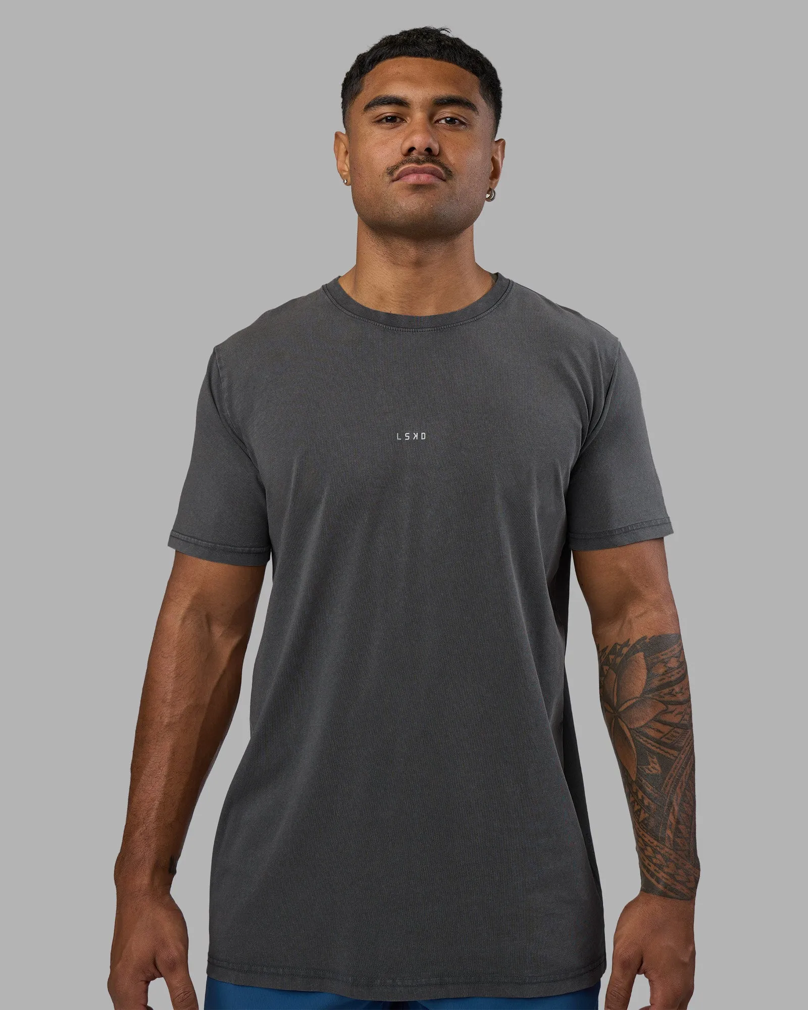 Urban Fashion Look Base FLXCotton Tee - Dark Storm Washed