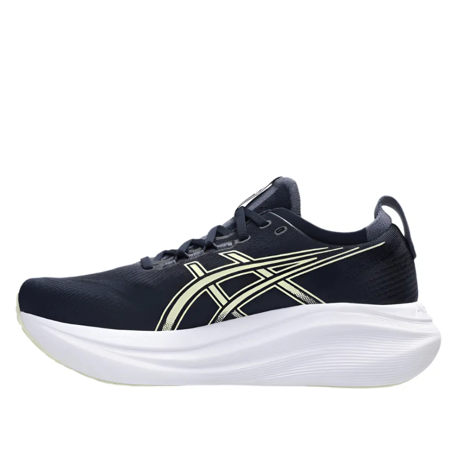 ASICS Men's GEL-NIMBUS 27 Running Shoes in Midnight/Vanilla AW25 teenagers