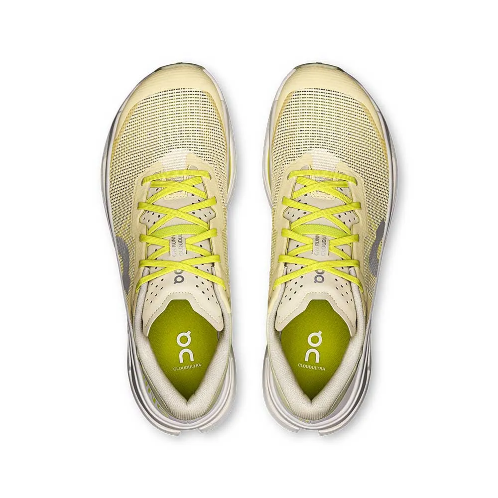 Men's Cloudultra 3 Trail Running Shoe - Pelican/White - Regular (D) Stabilizing Heel Counter Enhanced Abrasion Zones