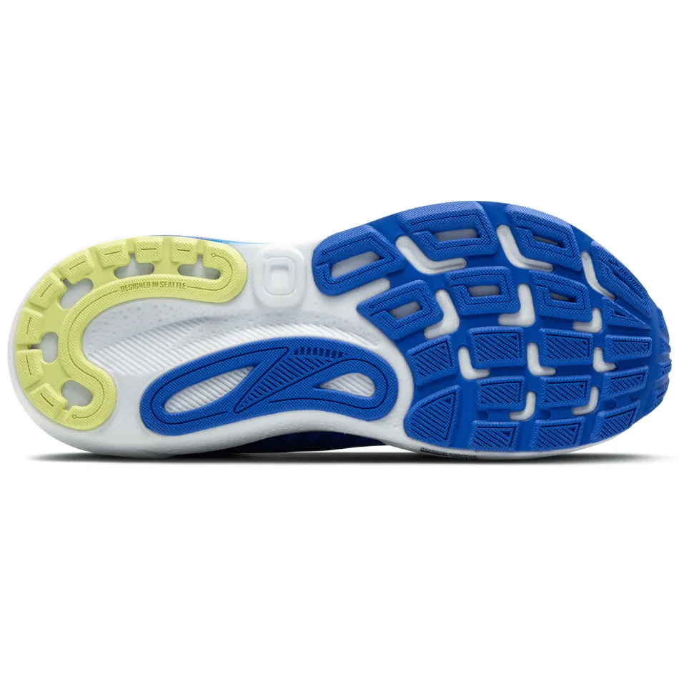 heel - cup - feature shoes Brooks Men's Adrenaline GTS 24 Running Shoes 2E Width (Wide fit) in Cobalt/Neo Yellow/Peacoat SS25