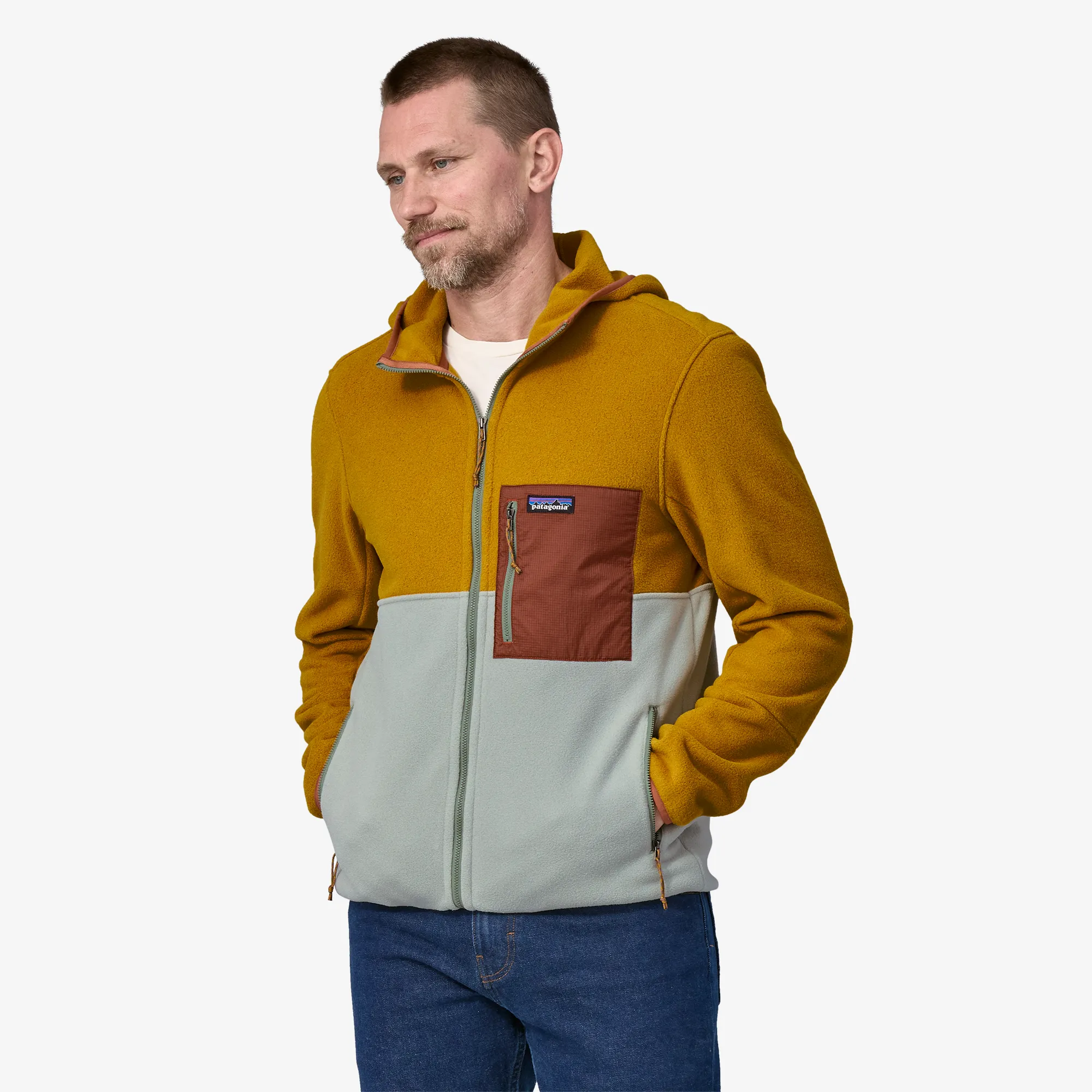 Men's Microdini Fleece Hoody product poplin smoothness Premium Style