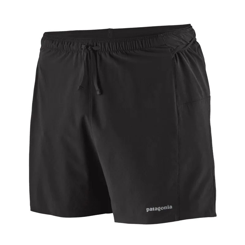 Patagonia Men's Strider Pro V2 5 Inch Shorts Black Sport Flex Wear