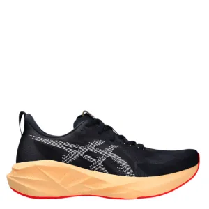 ASICS Men's NOVABLAST 5 Running Shoes in Midnight/Orange Glow AW25 Strategic Padding Placement
