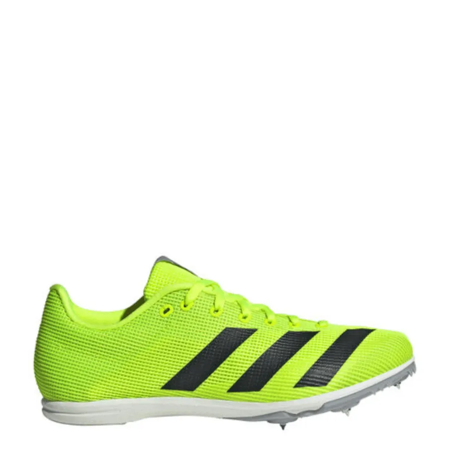 road racer shoes Curvy Running Adidas Unisex All Round Star J Running Shoes in Lucid Lemon/Core Black/Halo Silver SS25
