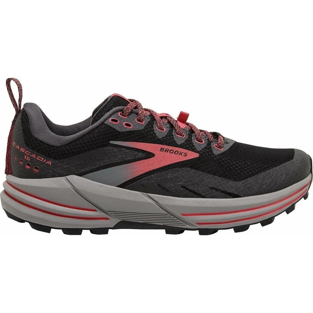 Brooks Cascadia 16 GORE-TEX Womens Trail Running Shoes - Black rocky climb shoes Thermal Regulation Layer