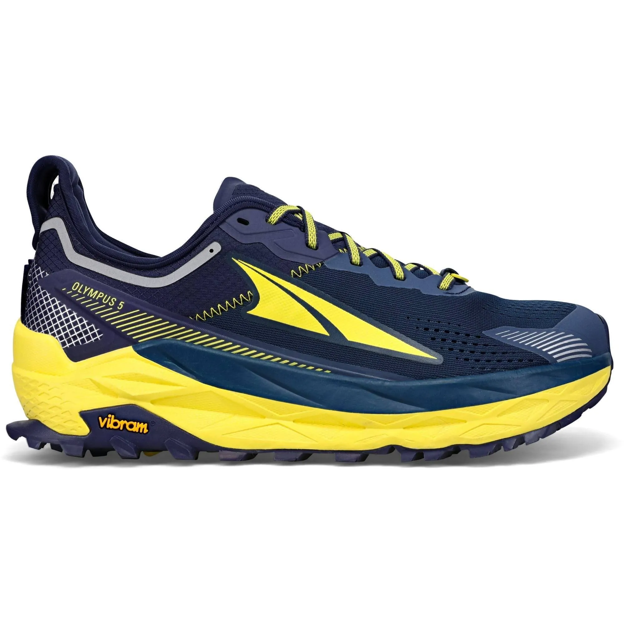 Altra Olympus 5 Mens Trail Running Shoes - Navy Multi Density Midsole Layers fashion trail sneakers